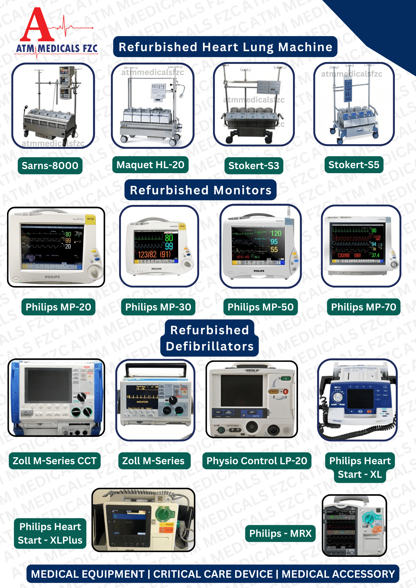 ATM MEDICALS FZC CATALOGUE