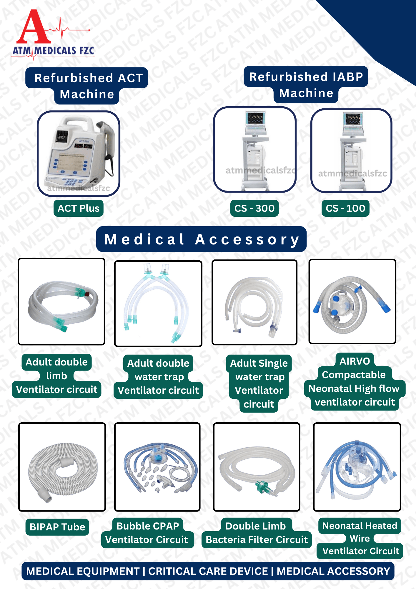 ATM MEDICALS FZC CATALOGUE