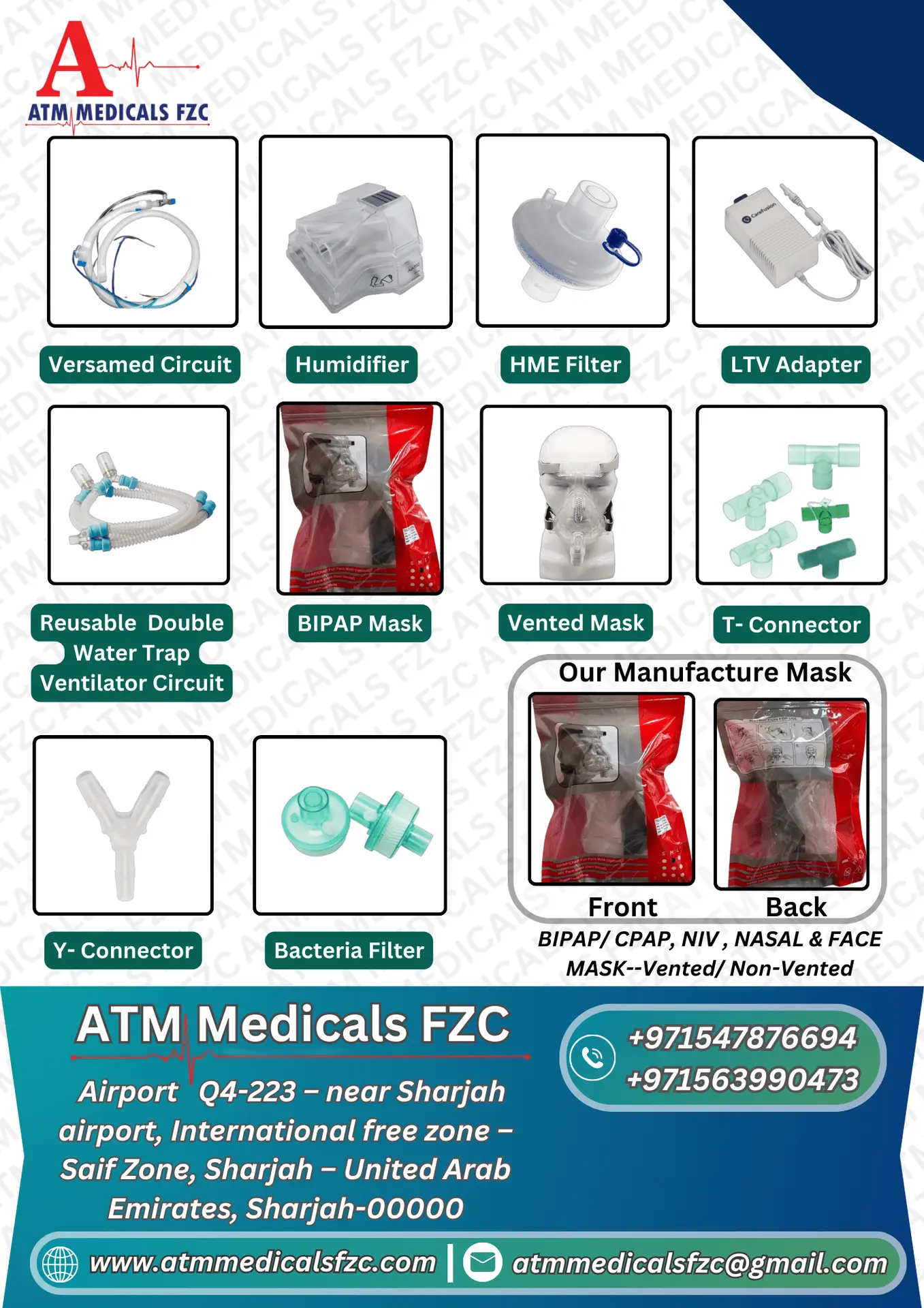 ATM MEDICALS FZC CATALOGUE